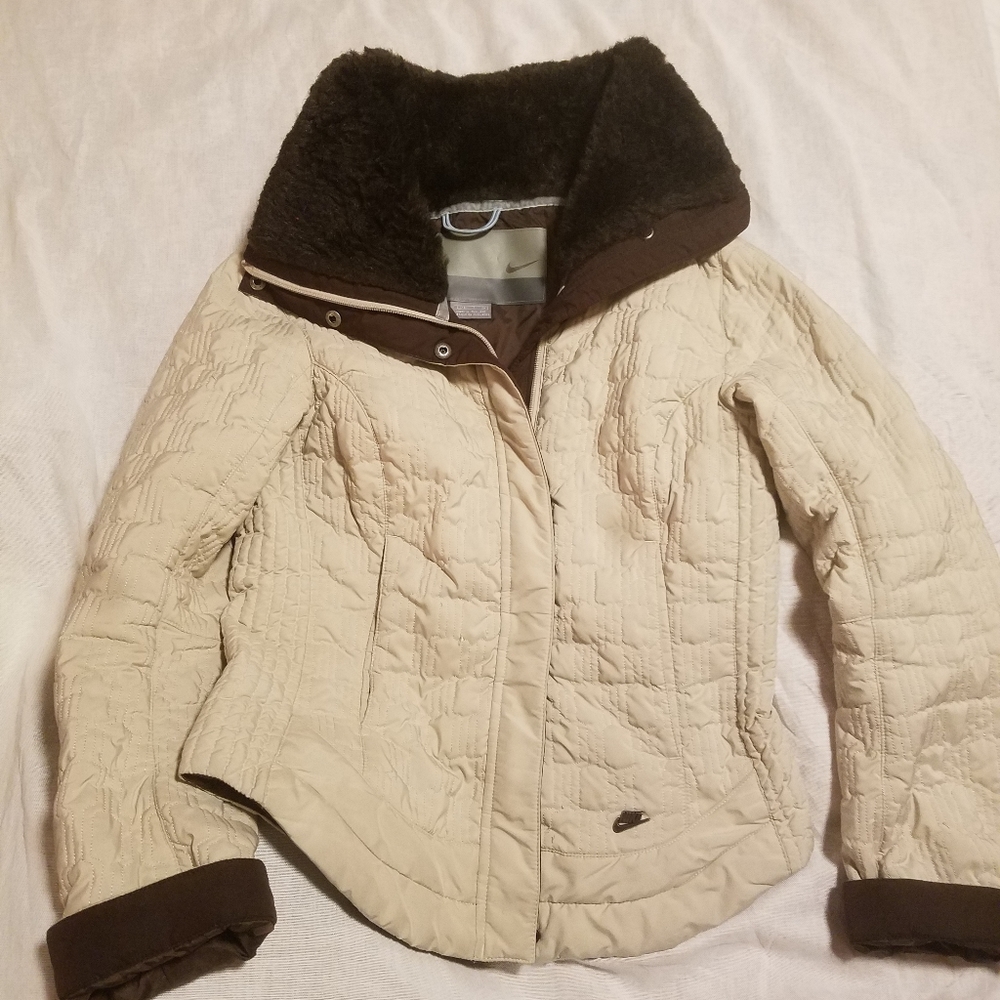 Beige Nike Coat